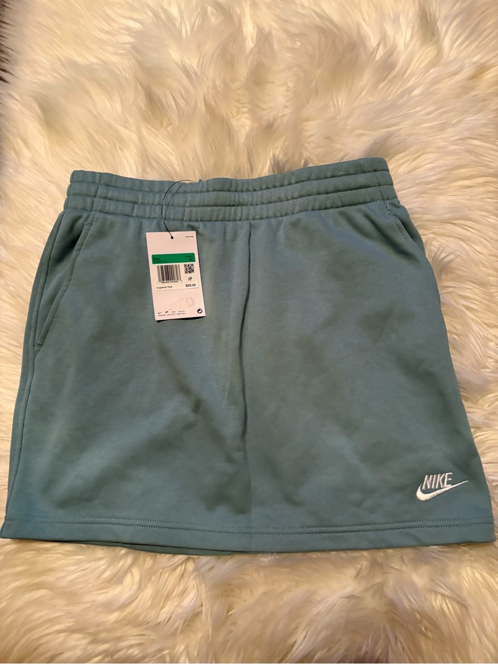 Nike Teal Girls' Athletic Skort with Logo